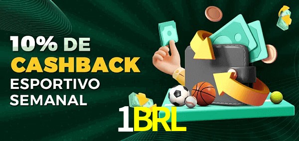10% de bônus de cashback na 1BRL
