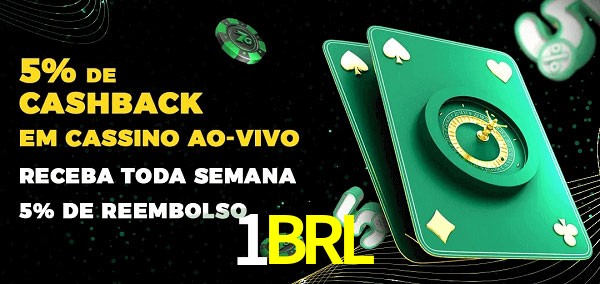 Promoções do cassino ao Vivo 1BRL